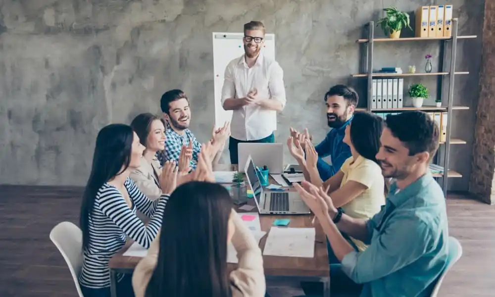 Team engaging with online communities and monitoring social conversations